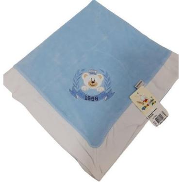 Imagem de Manta Dupla Bebê Menino Inverno Plush Chuquinha Baby 2305