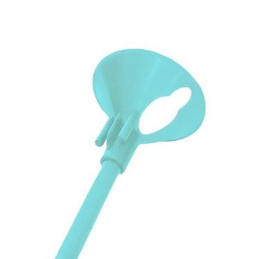 Imagem de Kit Suporte para Balão 33cm - Azul Candy - 10 Unidades - KLF Festas