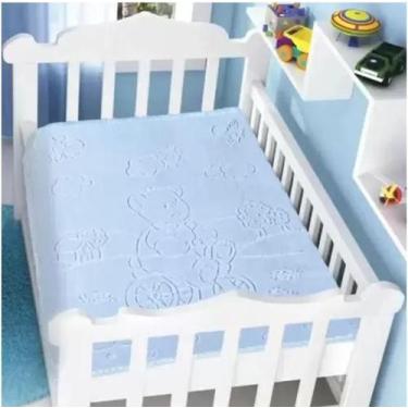 Imagem de Cobertor inf jolitex touch texture, AZUL, UN