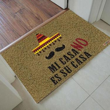 Imagem de Tapete Para Porta de Apartamento Mi Casa No Es Su Casa 60x40 cm - Zap 