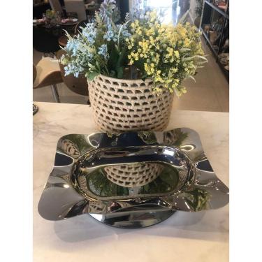 Imagem de Travessa De Aco Inox Bonbon 34Cm X 24Cm X 7Cm