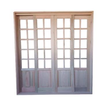 Imagem de Porta Correr Vidro/almofada Eucalipto 2,15x2,00 Cx14