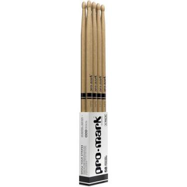 Imagem de Baqueta Hickory 5B Madeira (Com 4 Pares) Promark TX5BW-4P - Pro-mark