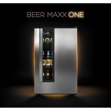 Imagem de Cervejeira Metalfrio Beer Maxx One Inverter -  VN12TP 127V Porta Inox Tanque plástico Preto