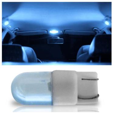 Imagem de Lâmpada LED Modelo Esmagada T10 9W 50 Lúmens Luz Azul 1 LED - Autopoli