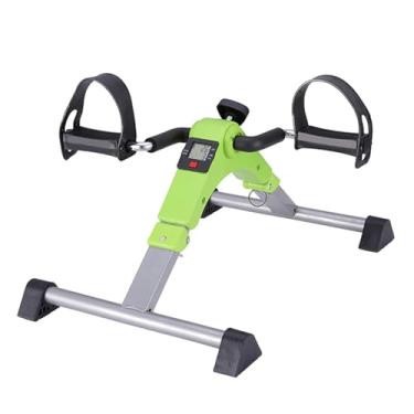 Imagem de Dynwave Mini bicicleta ergométrica para braços e pernas, portátil, dobrável, treinamento, stepper compacto, mini pedal exercitador para fitness doméstico, Verde