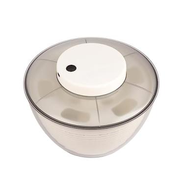 Imagem de Girador Elétrico de Vegetais e Frutas Akozon Com Bateria - Desidratador de Salada Médio de 4500ML e Grande de 6000ML, Tigela de Lavagem de Cozinha Doméstica, Drenagem Eficiente