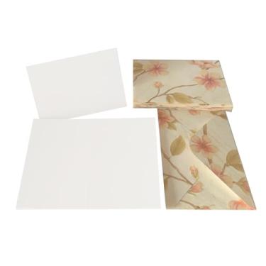 Imagem de Envelopes florais vintage - Conjunto de 15, perfeito para cartas, convites, cartões comemorativos e artesanato faça você mesmo, inclui 15 cartões em branco de qualidade ecológica (off-white)