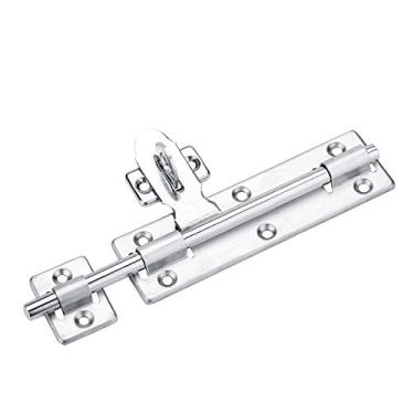 Imagem de 6i Cadeado de Porta de Segurança Em Aço Inoxidável Barril Deslizante ou Fechadura para Vitória Doméstica - Solução de Segurança de Porta Ulti (20,3 cm/8 pol.)