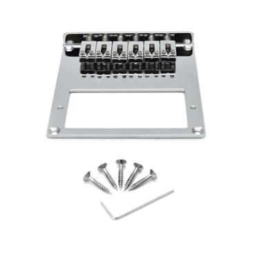 Imagem de Ponte hardtail de 6 cordas com acessórios de parafusos de chave inglesa para guitarra Telecaster