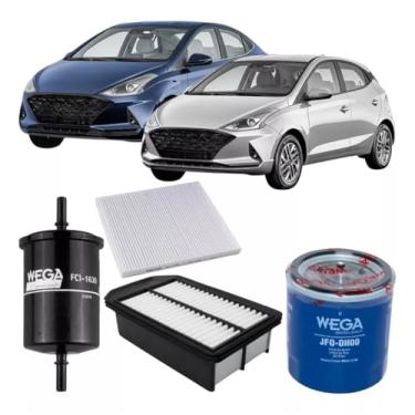 Imagem de KIT FILTROS HB20/S 1.0 3CC 12V TURBO TGDI 2019/...