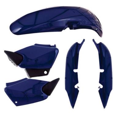 Imagem de Kit Carenagem 3 Peças Cromo Forte Moto Honda Titan 2000 a 2008 Substit