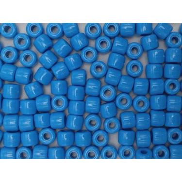 Imagem de Miçanga Tererê 8x10mm 500g Cor 038 Azul Turquesa Leitoso - Aquarela