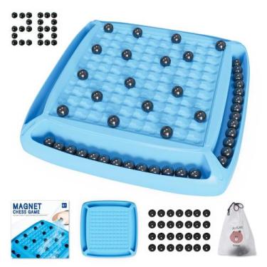 Imagem de Jogo magnético Chess Hcusus Fun Family com 28 pedras para crianças e a
