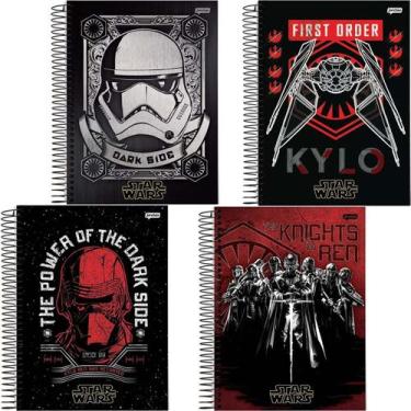 Imagem de Caderno Star Wars 240 Fls 12 Matérias Sortido Star Wars Jandaia