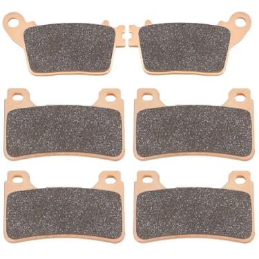 Imagem de LOCOPOW Pastilhas de freio sinterizadas dianteiras traseiras CBR 600RR 1000RR para Honda CBR1000RR CBR600RR 2006 2007 2008 2009 2010 2011 2012 2013 2014 2015 2016 2016 2012 2013 2014 2015 2016 2016 17