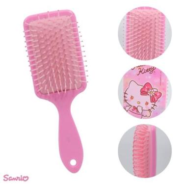 Imagem de Escova de Cabelo Raquete Almofadada  Hello Kitty Sanrio
