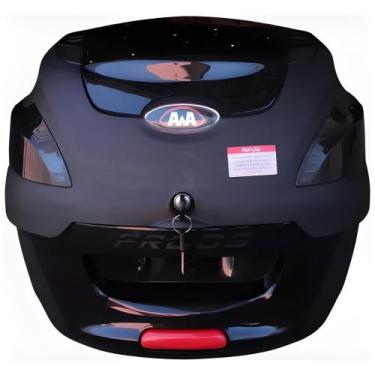 Imagem de Baú Bauleto de Moto Preto 41 litros Universal Preto Motoboy Awa
