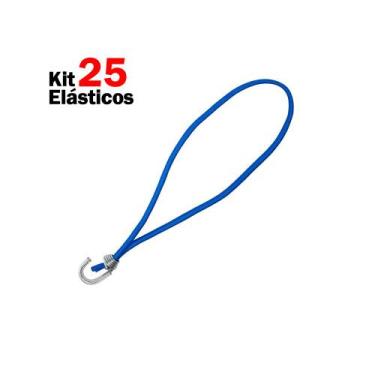 Imagem de KIt 25 Elásticos Para Fixar Lona 30cm Caminhão - Rodocordas