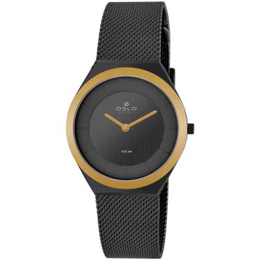 Imagem de Relógio Oslo Feminino Ref: Oftsssvs0005 P1px Slim Solar Black