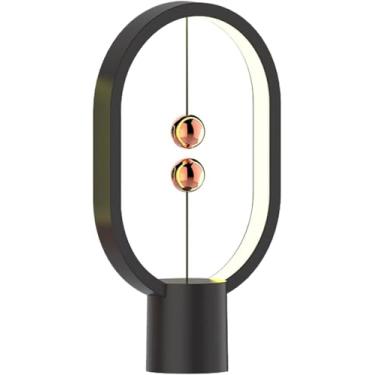 Imagem de Lâmpada de Equilíbrio Heng Luminária de Mesa LED Balance com Interruptor Magnético (Preto) - YODHE