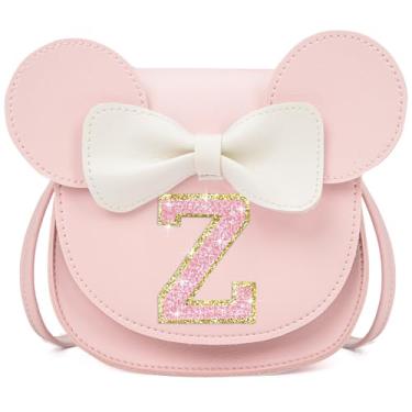 Imagem de OYLOLA Presentes de aniversário para meninas de 3, 4, 5, 6, 7 e 8 anos, bolsa infantil para meninas pequenas, presente para meninas, Rosa-rosa brilhante