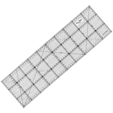 Imagem de Regua Corte 15x50cm Patchwork Cartonagem Scrapbook Sew Mate