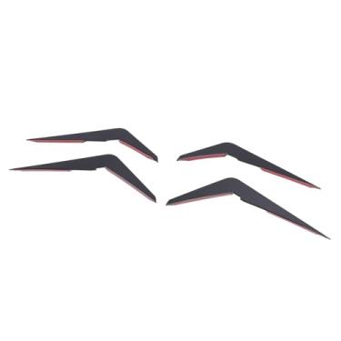 Imagem de Front Bumper Side Air Vent Intaking Canard Fog Light Frame Cover Canard para X5 G05 LCI M Sport 2023 Com Aerodinâmica Melhorada Downforce Estabilidade (Preto brilhante)