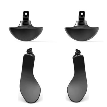 Imagem de Dogxiong 4 Peças De Controles Borda Para Ps5 Dualsense Edge, Botões Traseiros Metal Controle Edge (Preto)