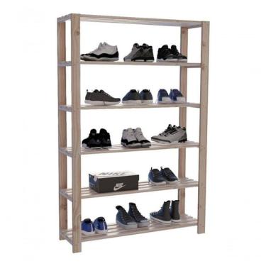 Imagem de Prateleiras Treliça Para Sapatos Quarto Biblioteca