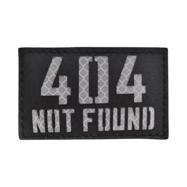 Imagem de Emblema militar tático 404 NOT Found Funny Moral Patch para mochila Kleidung Gear Hat Mochila Jaquetas
