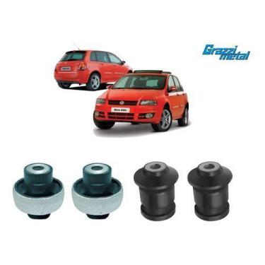 Imagem de 4 Bucha Bandeja Balança Dianteira Stilo 2006 2007 2008 2009 - Grazzime