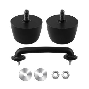 Imagem de Suporte de fixação de para-brisa dianteiro de borracha para Jeep Wrangler 1987-2018, substituição de para-choque de capô KJ71051BK 55176422