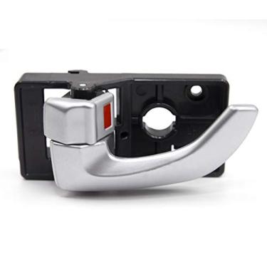 Imagem de Otois Maçaneta interna cinza do lado esquerdo do motorista dianteiro ou traseiro 826102E010 para Hyundai Tucson 2005 2009