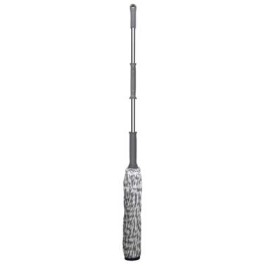 Imagem de TBATM Mop de Microfibra com Alça de Aço Inoxidável, Mop Squeezy com Linha de Algodão Altamente Absorvente, Uso Duplo Molhado e Seco, para Manchas Duras, Limpa Piso de Telha de Madeira,Offwhite