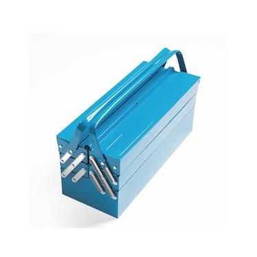 Imagem de Caixa Sanfonada para Ferramentas Tramontina Master com 5 gavetas e Alças Fixas