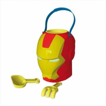 Imagem de Balde de Praia Homem de Ferro 3D com Acessórios - Rosita