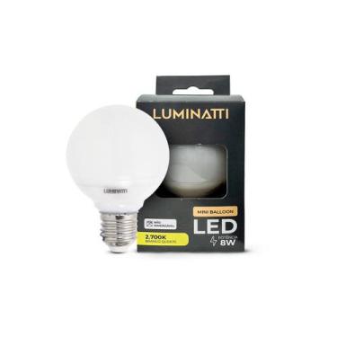 Imagem de Lâmpada Mini Balloon Bolinha LED E27 8W Bivolt - Luminatti
