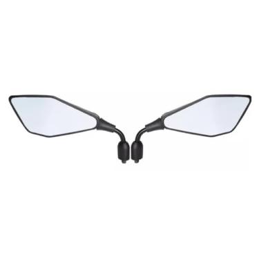 Imagem de Retrovisor Moto Retrovisor Rosca Fixo Haste Curta Esportivo(HONDA)