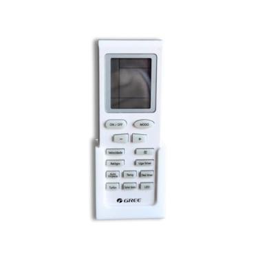 Imagem de Suporte de Parede para Controle Remoto GREE YB1FA, Compatível com Ar Condicionado, Branco, 49,6 x 25,8 x 52mm