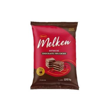 Imagem de Chocolate Melken 70% Cacau Gotas 1,01kg - Harald