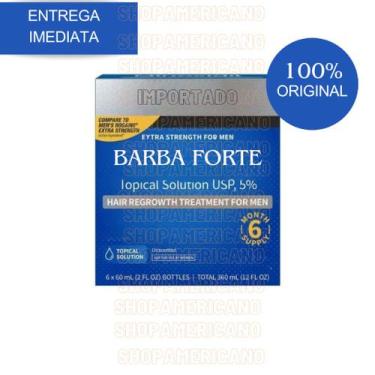 Imagem de Kit 6 Unidades Caixa Lacrada Crescimento Capilar E Barba 5 Original Ki