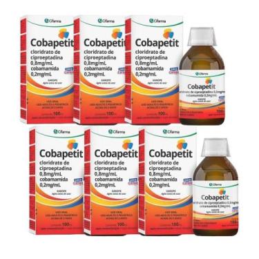 Imagem de Kit Cobapetit Xarope Sabor Cereja Com 6 Caixas De 100ml cada - CIFARMA