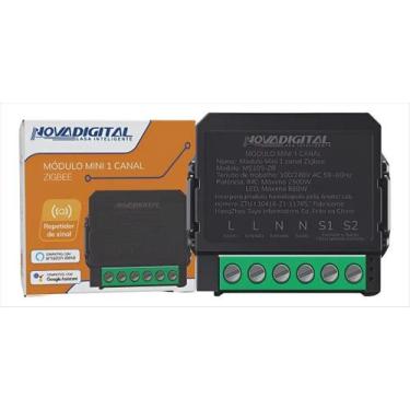Imagem de Módulo Mini Relé Inteligente Zigbee 1 Canal Novadigital - Novadigital.