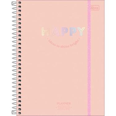 Imagem de Tilibra - Planner Espiral 17,7 x 24 cm Happy 90 G 2026 - Laranja