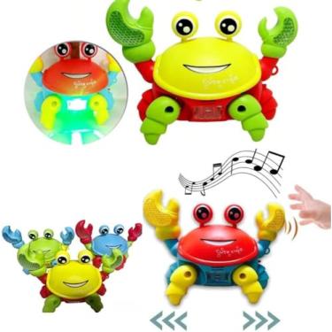 Imagem de Caranguejo Que Anda Com Luzes e Som Brinquedo Divertido