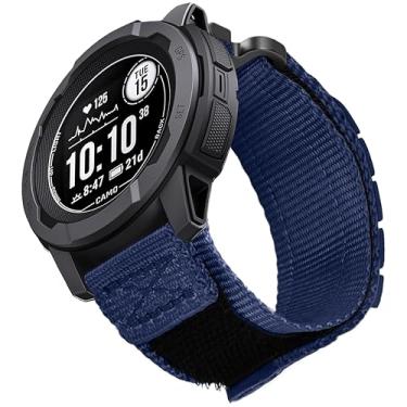 Imagem de Pulseira de nylon tática robusta para Garmin Instinct/Instinct 2, pulseira esportiva militar para Instinct3 de 45 mm compatível com Garmin Instinct2 Tactical/Tide/Esports/Solar de 22 mm