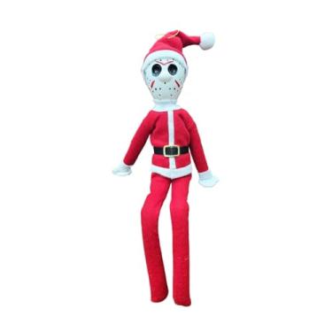 Imagem de Party Monkeys Boneca Elfo de Terror Mascarado de Hóquei Assustador – Decoração Artesanal Inspirada no Horror para Natal, Dia das Bruxas e Festa de Férias – Boneca Assustadora com Expressão Sinistra