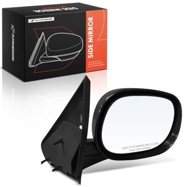 Imagem de A-Premium Espelho retrovisor manual do lado do passageiro - compatível com Dodge Ram 1500 2500 3500 Van, 1999-2003, B1500, B2500, B3500 - Não aquecido, retrovisor externo preto dobrável manual
