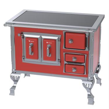 Imagem de Fogao a Lenha Venax GII n 1 Sec XVIII Premium Vermelho SE